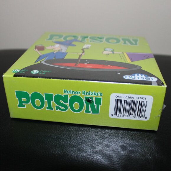 3/55❤️new sealed Reiner Knizia's POISON card game👑🛡️Ages 8+ 👑🛡️Outset Media - Picture 9 of 10
